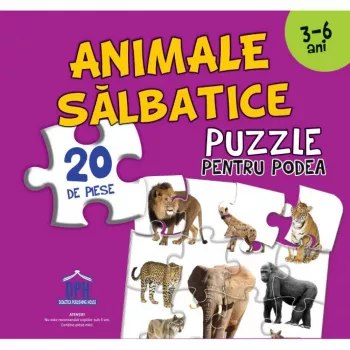 Animale Salbatice Puzzle Podea 50/70 + Afis 50/70
