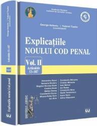 Explicatiile Noului Cod Penal - Vol Ii Art 53-187 - Georghe Antoniu Tudorel Toader coord