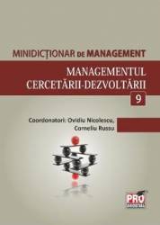 Minidictionar De Management 9 Managementul CercetariI-Dezvoltarii - Ovidiu Nicolescu