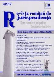 Revista romana de jurisprudenta 32012