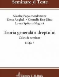 Teoria generala a dreptului. caiet de seminar ed.3 - nicolae popa elena anghel