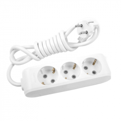 Prelungitor Schuko cu 3 Prize Lungime 5m cu Protectie pentru Copii 