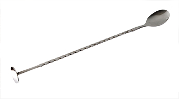 Lingurita cocktail bilateral inox 32cm