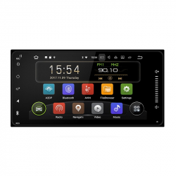 Navigatie Gps Android 9.0 Toyota Corolla Yaris Hilux Subaru Forester Impreza 2 GB RAM + 16 GB ROM Aplicatii Waze Wi Fi Usb Bluetooth 