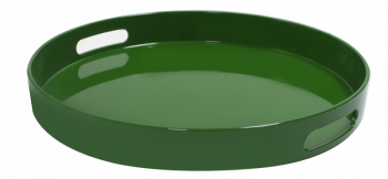 Tava ospatar servire rotunda 37 5xh4 5cm culoare verde 
