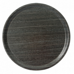 Tava servire rotunda 43cm culoare granit 