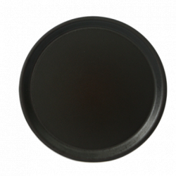 Tava servire rotunda 43cm culoare neagra 