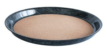 Tava servire rotunda cu invelis pluta adanca 36cm culoare granit 