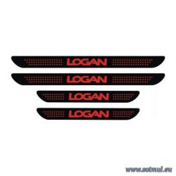 Set protectie praguri adezive Dacia Logan - sticker decorativ 