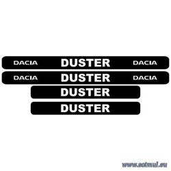 Set protectie praguri adezive reflectorizant Dacia DUSTER - sticker decorativ 