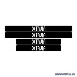 Set protectie praguri adezive Skoda Octavia - sticker decorativ
