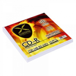 Pachet 10 discuri CD-R80 estelle 700 MB viteza maxima 52x cu plicuri individuale 