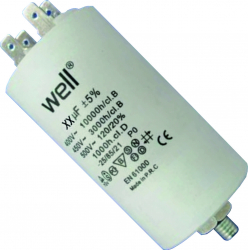 Condensator pornire motor 400V 14uF cu fir Well 