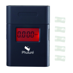 Alcool tester Etilotest profesional Phuture MS-01 Advanced Sensor 5 mustiucuri incluse - Phuture R 