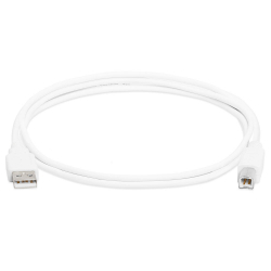 Cablu USB A Tata - USB B Tata Alb Cablu Imprimanta 1.5 M Lungime - Ideal pentru Scanner HDD extern Hub USB 