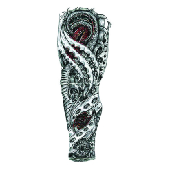 Tatuaj temporar pentru brate sau picioare monocrom big zise 48 x 17 cm Q/019 - Tattoo Temporary Phuture R 