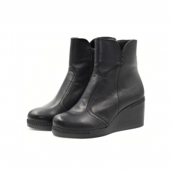 Ghete Dama Iulis Shoes Din Piele Naturala 100 Negru 452 N marimea 41 