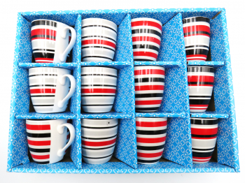 Set 12 cani dungi 8 cm 