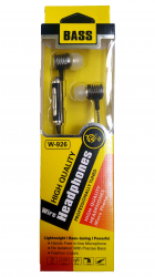 Casti audio In-ear Bass W-928 Negru 