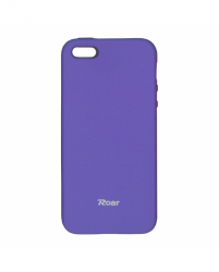 Husa din silicon mat Roar pentru iPhone 5 Mov 