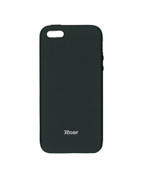 Husa din silicon mat Roar pentru iPhone 5 Negru 