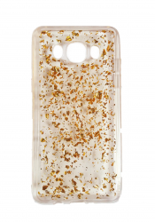 Husa Glitter pentru Samsung Galaxy J5 2016 Auriu 