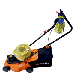 Set masina de tuns iarba 1000w Evotools cu furtun profesional Agrigarden pentru irigat 1/2 - 25 M TT 