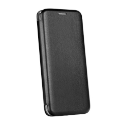 Husa carte cu inchidere magnetica neagra pentru nokia 1plus dnp 