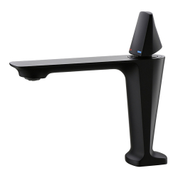 Baterie lavoar TRENDY S montare chiuveta baie negru mat 