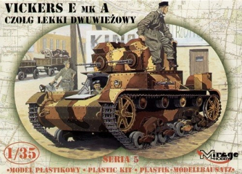 Vickers E Mk A Polish 2-turret tank- 1 35 