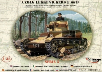 Vickers E Mk B Polish 1-turret tank - 1 35 