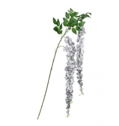 Floare artificiala decorativa cu petale albe lungime 1.50 m Topi Toy 
