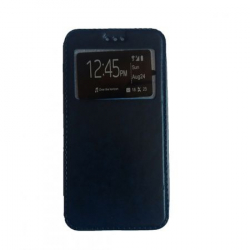 Husa Lenovo A6000 Flip Cover S-View Bleumarin 