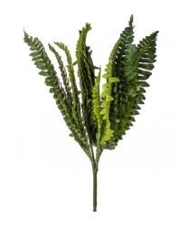 Planta artificiala ornamentala feriga din plastic pentru decor lungime 36 cm Topi Toy 