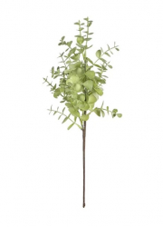 Planta artificiala ornamentala ramura cu frunze verzi din plastic pentru decor lungime 40 cm Topi Toy 