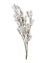 Plante artificiale ornamentale gypsum de camp cu flori albe pentru decor lungime 50cm Topi Toy 