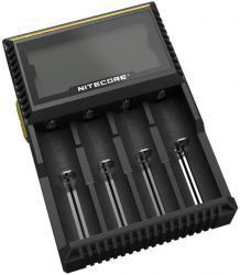 Incarcator universal acumulatoare X4 li-ion ni-cd ni-mh cu LCD 230V NITECORE
