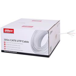 Accesoriu supraveghere Dahua Cablu UTP CAT6. Rola 305m - PFM923I-6UN-C 