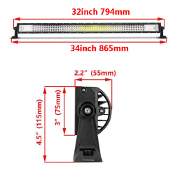 proiector auto tip led bar 405W 80cm model drept 