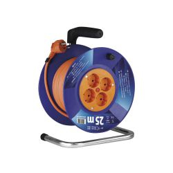 Derulator pe tambur 4 prize schuko 25 metri H05VV-F 3X1.5 mmp Emos 