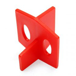 Distantiere multifunctionale tip linie T si cruce PLASTIK rost 2 mm 