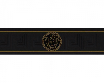 Bordura decor AS Versace 93522-4 negru auriu 13cm x 5m 