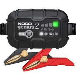 Redresor Noco Genius 2 auto moto 6V / 12V 2A pentru acumulatori maxim 40A Plumb-Acid AGM GEL VRLA Li-Ion 