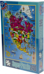D-Toys Puzzle harti 240 piese 
