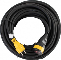 Cablu prelungitor cu cupla cablu tip H07RNF 3G2 5 mm2 capac protectie IP44 lungime 20 m Stanley 