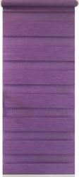 Jaluzea tip Rulou textil Rolete Zebra Day and Night Luxury 70x160 cm ZW11 culoare mov deschis lila accesorii albe 