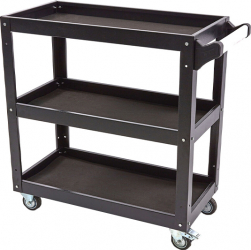 Carucior mobil cu rafturi pentru scule Negru 785 x 355 x 765 mm 