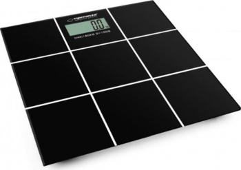 Cantar corporal Salsa ecran LCD maxim 180 kg sticla 6 mm oprire automata 