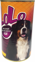 Conserva cu hrana umeda pentru caini cu ficat Lolo 6 buc x 1240 g 