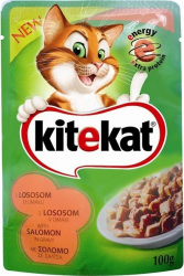 Hrana umeda pentru pisici Kitekat cu Somon 100 g